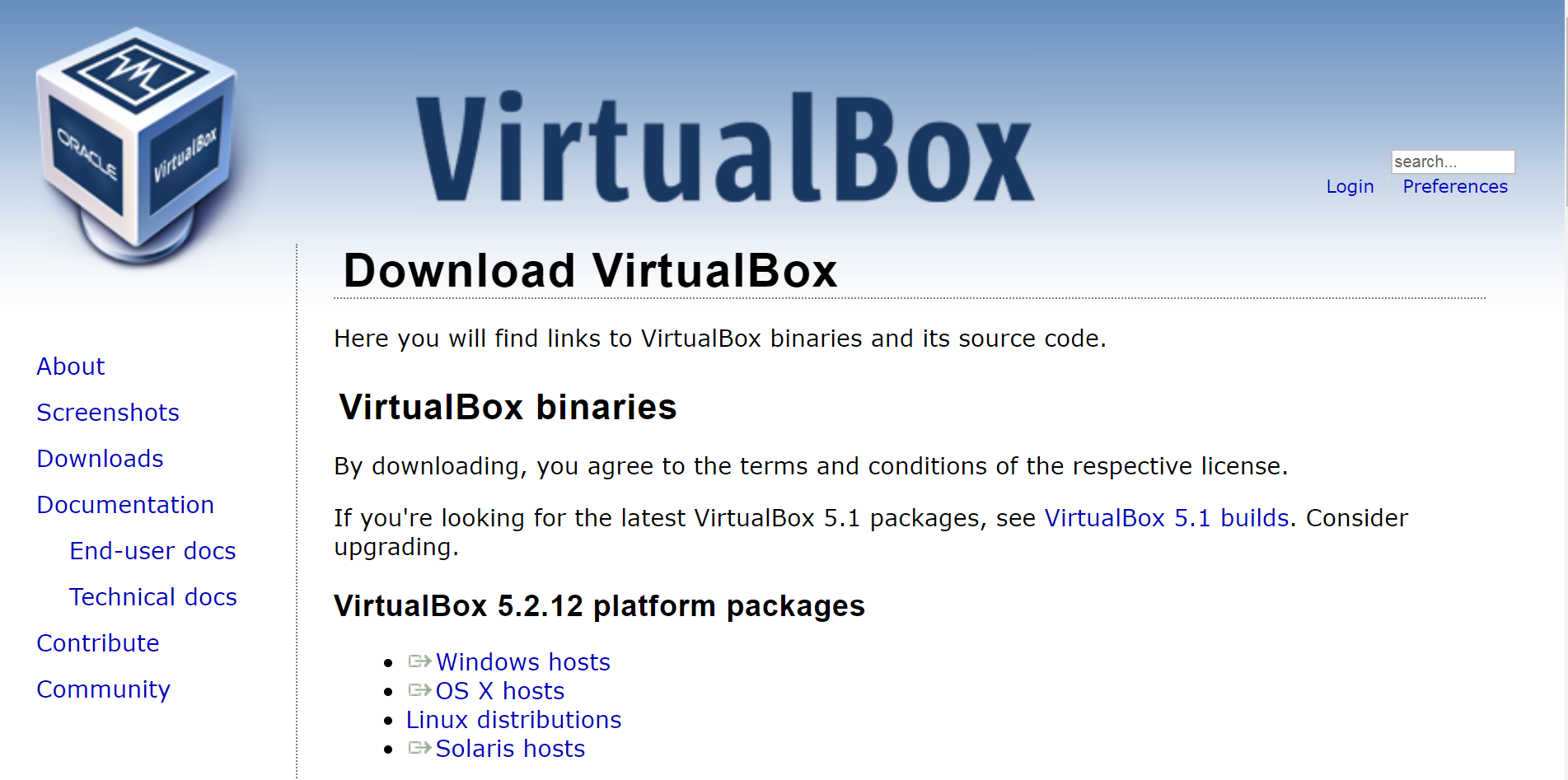 VirtualBox Download