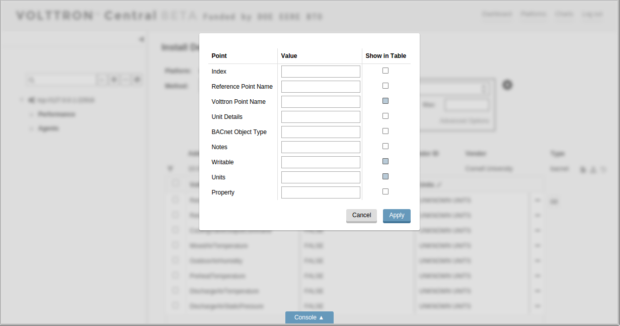 Add Point Dialog